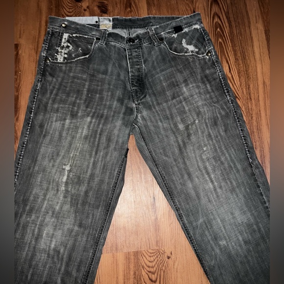 y2k Perish Nation baggy jeans tagged 38 but but like 36 - Picture 2 of 10